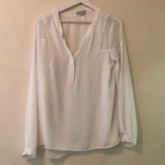 Tops - Semi sheer white blouse